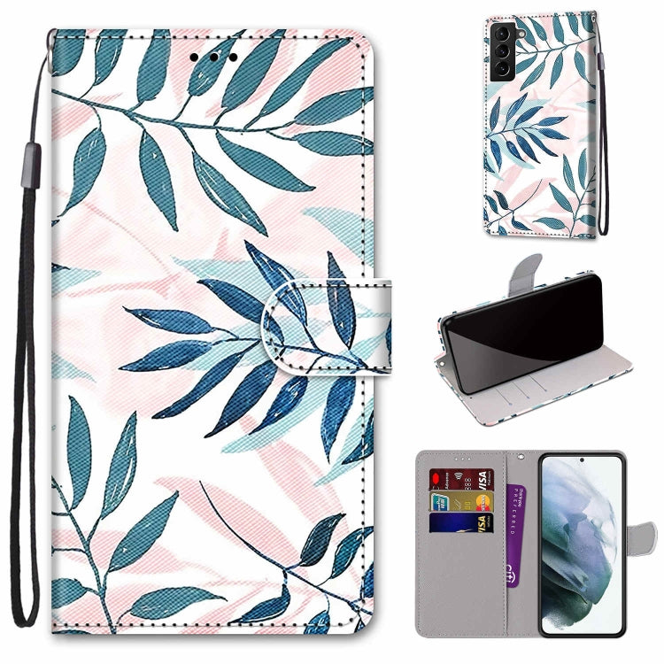 Samsung Galaxy S22+ 5G case featuring a coloured drawing cross texture, showcasing its stylish design and functional features.